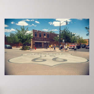 Poster Se tenir à un coin de Winslow Arizona