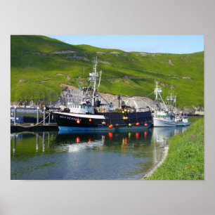 Poster Sea Venture, Crab Boat in Dutch Harbour, Alaska