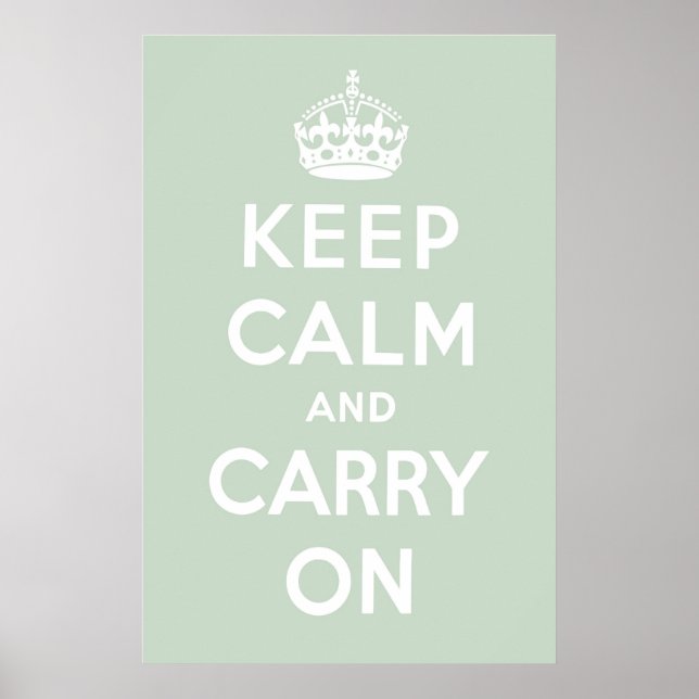 Poster Seaglass Green (Devant)