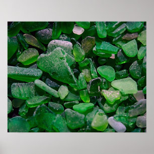 Poster Seaglass vert