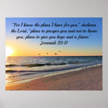 SEAGULLES ET LEVER JEREMIAH 29:11 BIBLE VERSE