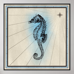 Poster Seahorse