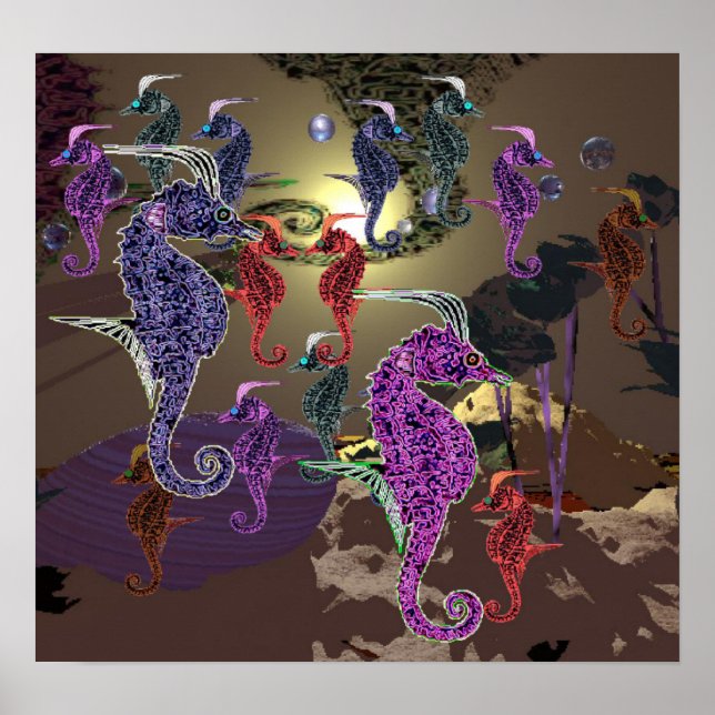 Poster Seahorse (Devant)