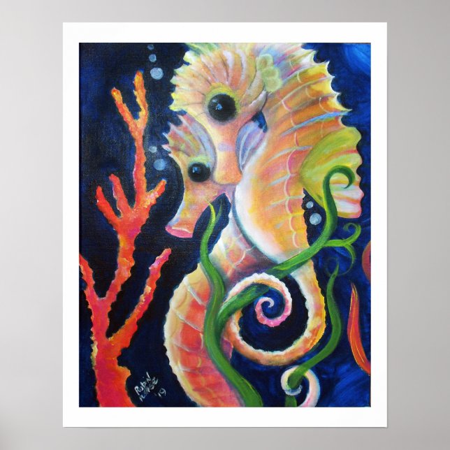 Poster Seahorse Pair (Devant)