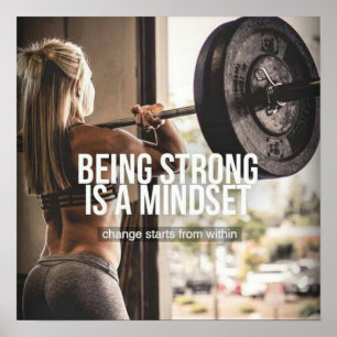 Poster Séance d'entraînement de motivation