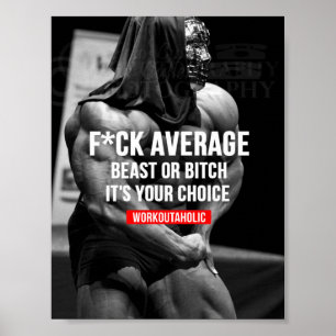 Poster Séance d'entraînement de motivation
