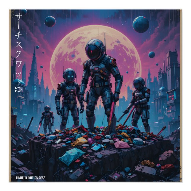 Poster "Search Squad Ω" (Devant)