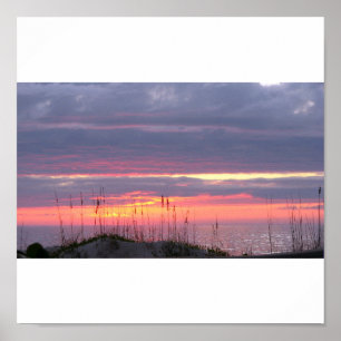 Poster Seaside Sunset