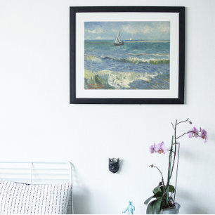 Poster Seasons à Saintes Maries par Vincent van Gogh