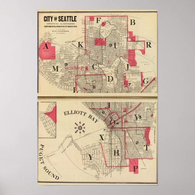 Poster Seattle (Devant)