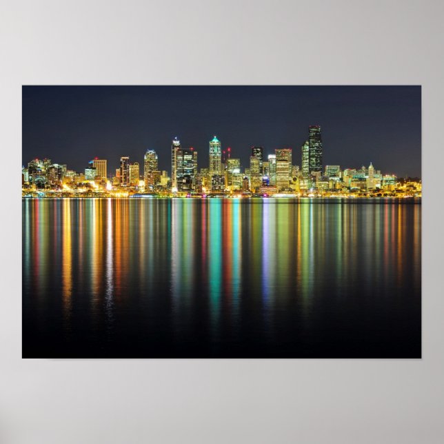 Poster Seattle line (Devant)