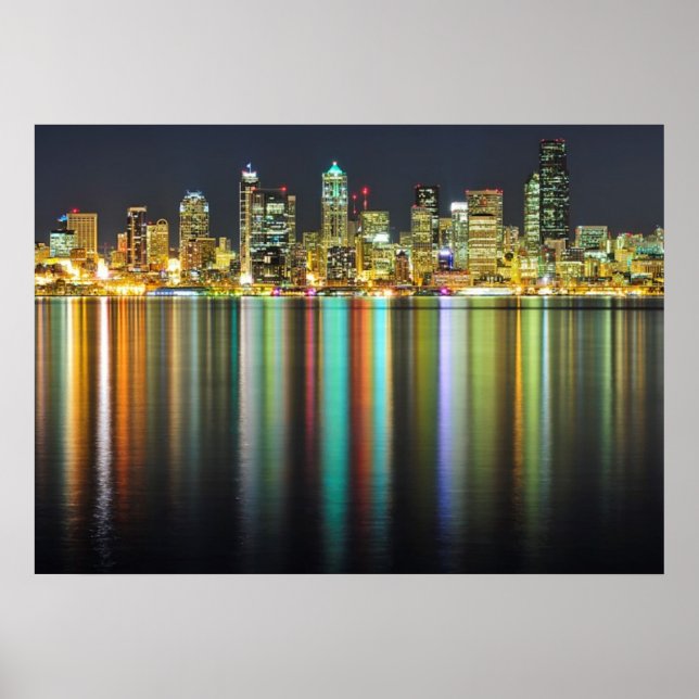 Poster Seattle line (Devant)