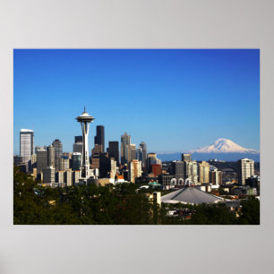 Poster Seattle Washington