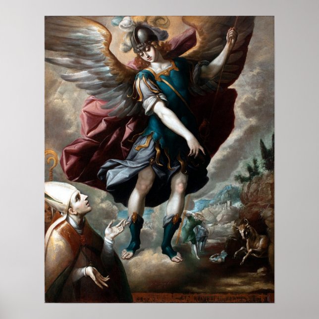 Poster Sebastian Lopez de Arteaga Saint Michael (Devant)
