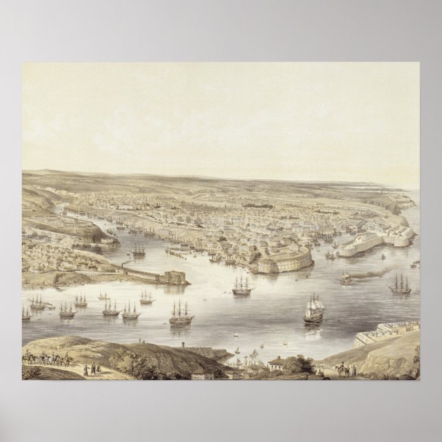 Poster Sébastopol, 1848, gravé par jour (Devant)