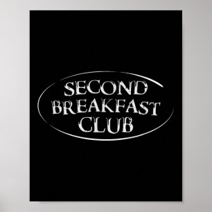 Poster Second Breakfast Club _ Nerdy Funny High Fanta