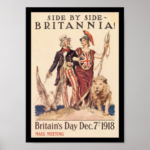 Poster Seconde Guerre mondiale de Britannia