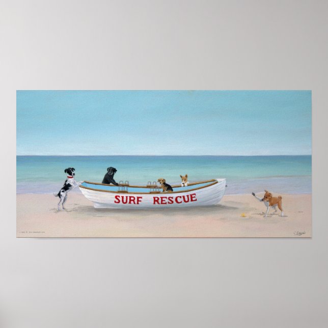 Poster Secourt surf (Devant)