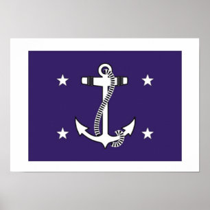 Poster Secrétaire des Etats-Unis de la marine