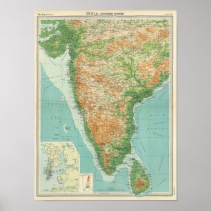 Poster Section sud de l'Inde