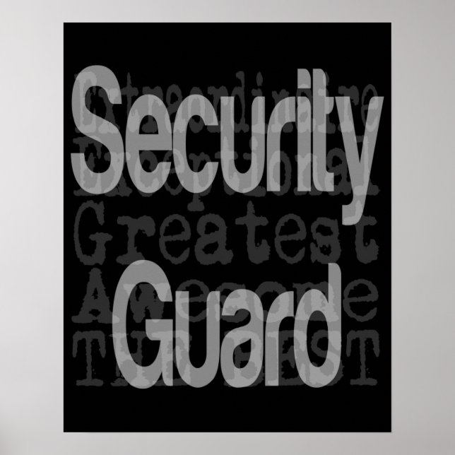 Poster Security Guard Extraordinaire (Devant)