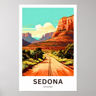 Poster Sedona Arizona Travel Print