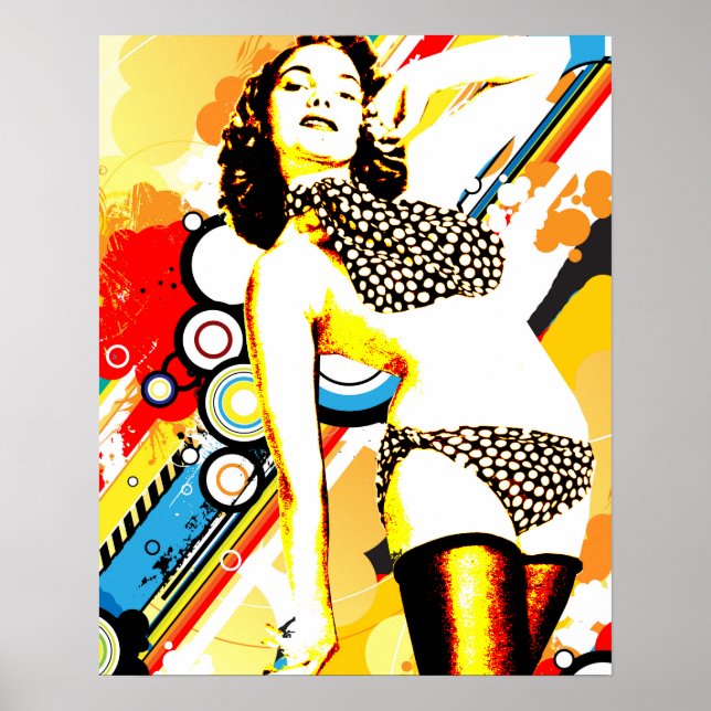 Poster Séduction nostalgique - Polka Dottie (Devant)