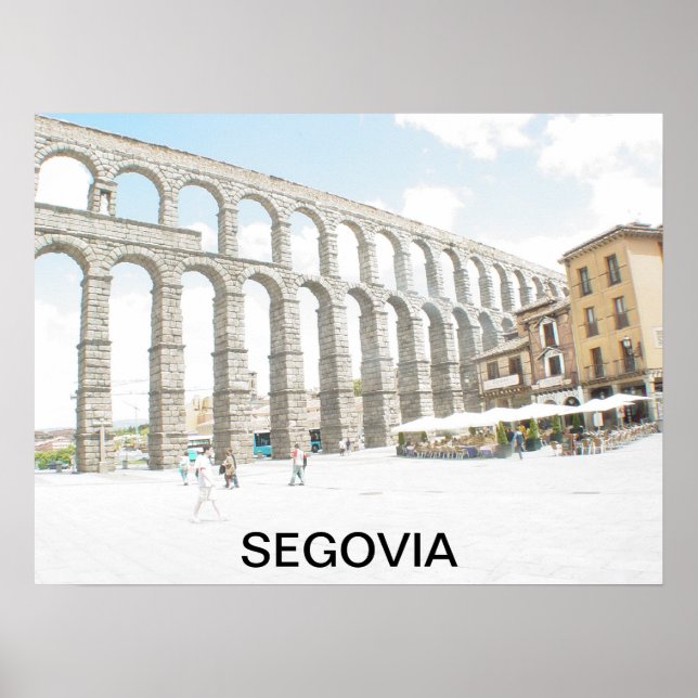 Poster Segovia-Espagne (Devant)