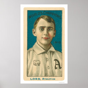 Poster Seigneur Baseball 1910 de Bris