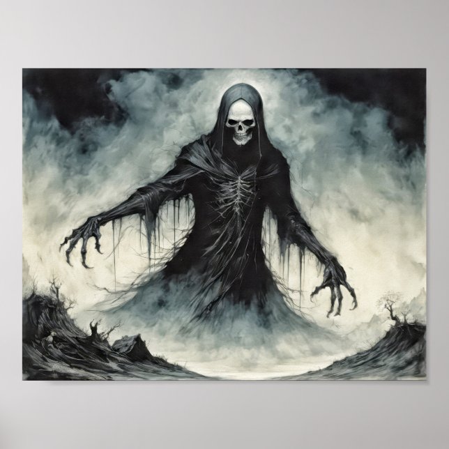 Poster Seigneur de la mort âmes agricoles (Devant)