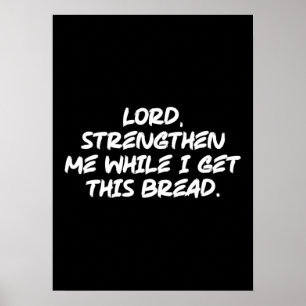 Poster Seigneur, Force-Moi - Foi Motivation chrétienne