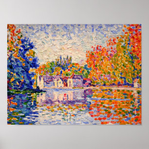 Poster Seine par Paul Signac