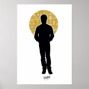 Poster Seinfeld   Jerry Seinfeld Silhouette