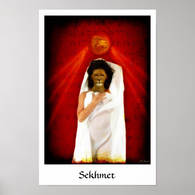 Poster Sekhmet, dame des Red Linens (Devant)