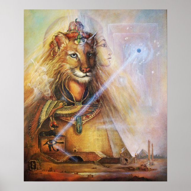 Poster SEKHMET - La déesse du lion égyptien (Devant)
