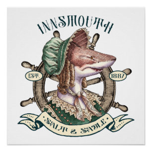 Poster Sel et sable à l'intérieur de la bouche - Femme de