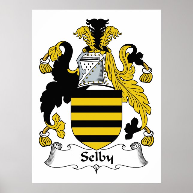 Poster Selby Family Crest (Devant)