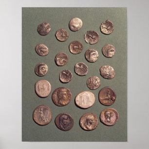 Poster Selection Celtic and Roman  coins found