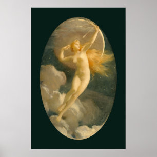 Poster Selene, déesse de la Lune   Jules Machard
