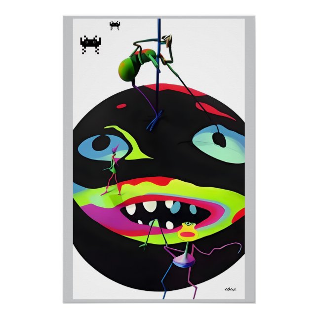 Poster Self-Generated Stress Monsters (Devant)