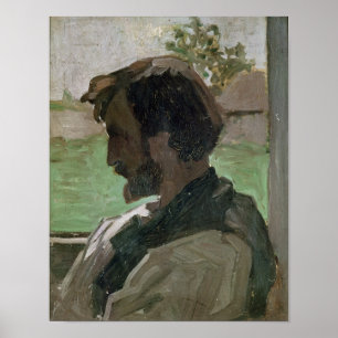 Poster Self Portrait at Saint-Saveur, 1868