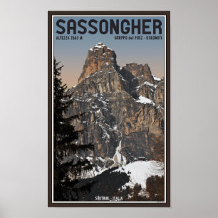 Poster Sella Ronda - Sassongher