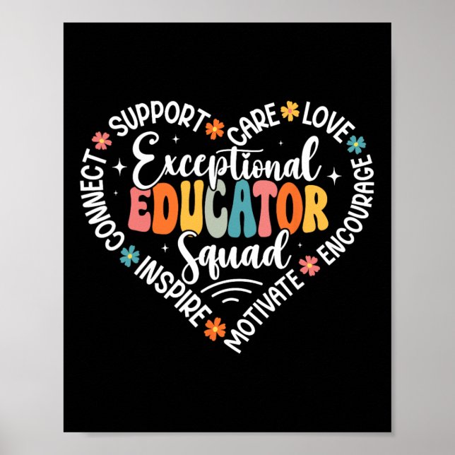 Poster Semaine d'appréciation de l'équipe d'éducateurs ex (Devant)
