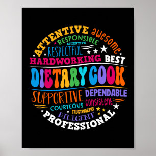 Poster Semaine d'appréciation des cuisiniers en diététiqu