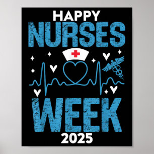 Poster Semaine d'appréciation des infirmières - Joyeuses 