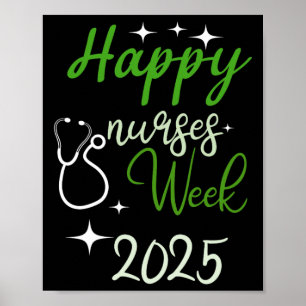 Poster Semaine d'appréciation des infirmières - Joyeuses 