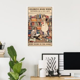 Poster Semaine du livre pour enfants par Jessie Willcox S
