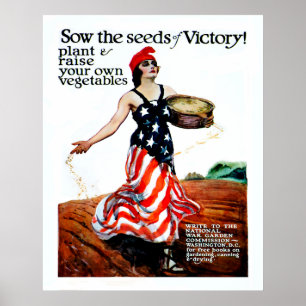 Poster Semer les graines de la victoire (restaurée)