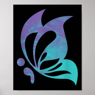Poster Semicolon Butterfly Mental Suicide Prevention Awar