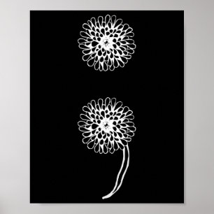 Poster Semicolon Dandelion Prévention du suicide Sensibil